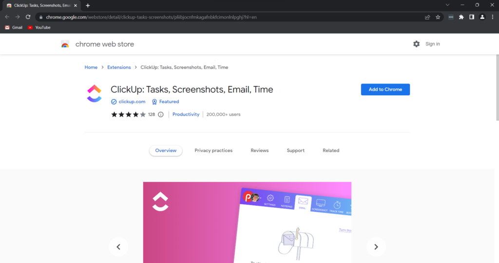 Clickup Chrome Extension
