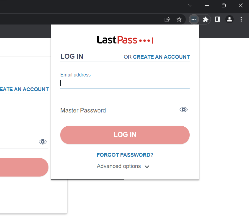 Installing LastPass Extension To Chrome