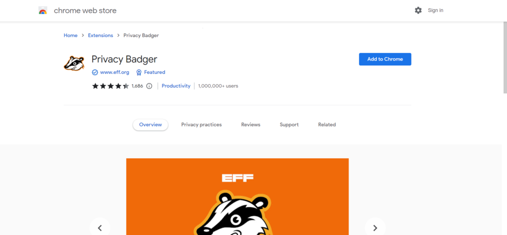 Privacy Badger Chrome Extension