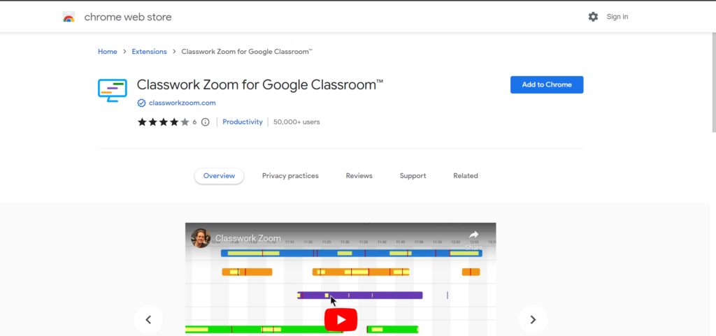 Classwork Zoom for Google Classroom