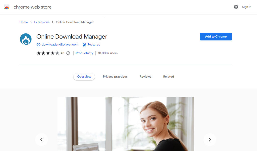 Online Download Manager Chrome Extension