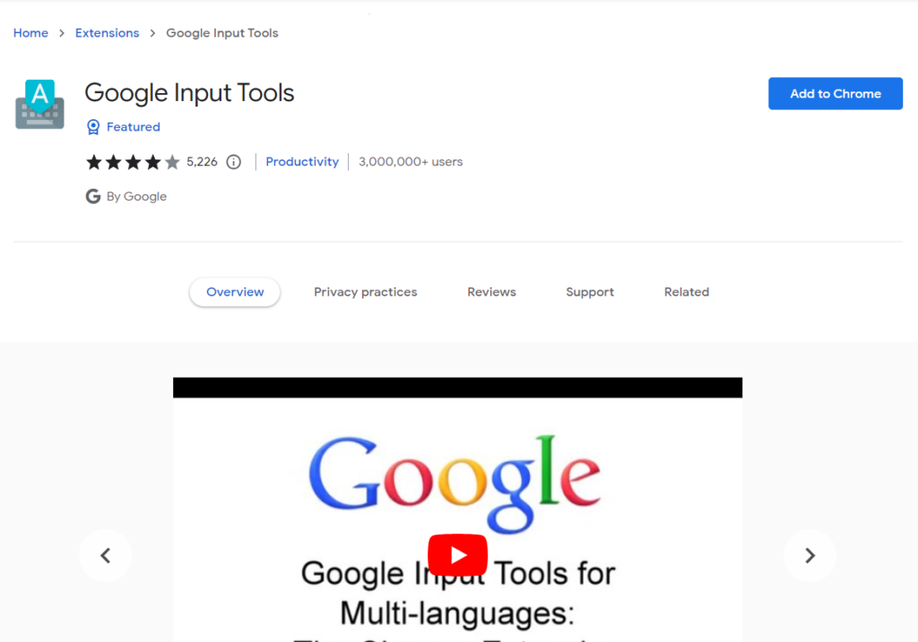 Google Input Tools