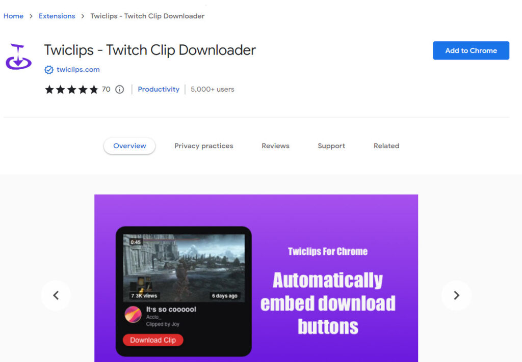 Twiclips Twitch Clip Downloader